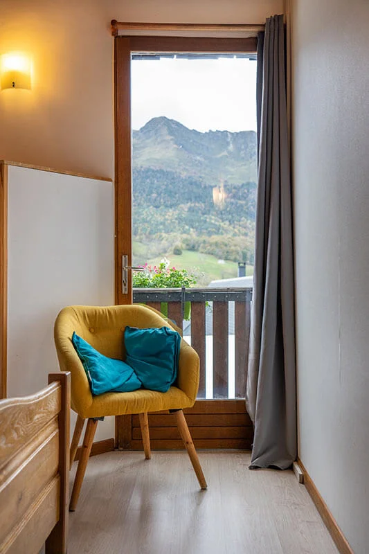 Chambre avec vue sur montagne, Azet