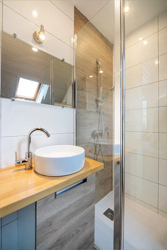 Salle de bain privative, La bergerie d'Azet