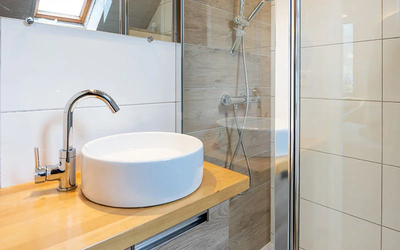 Salle de bain privative, La bergerie d'Azet