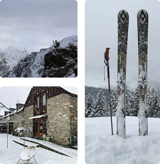 Loisirs et activités de montagne en hiver