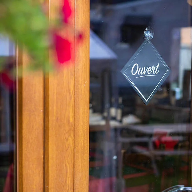 Horaires d'ouverture saison du gîte et du restaurant
